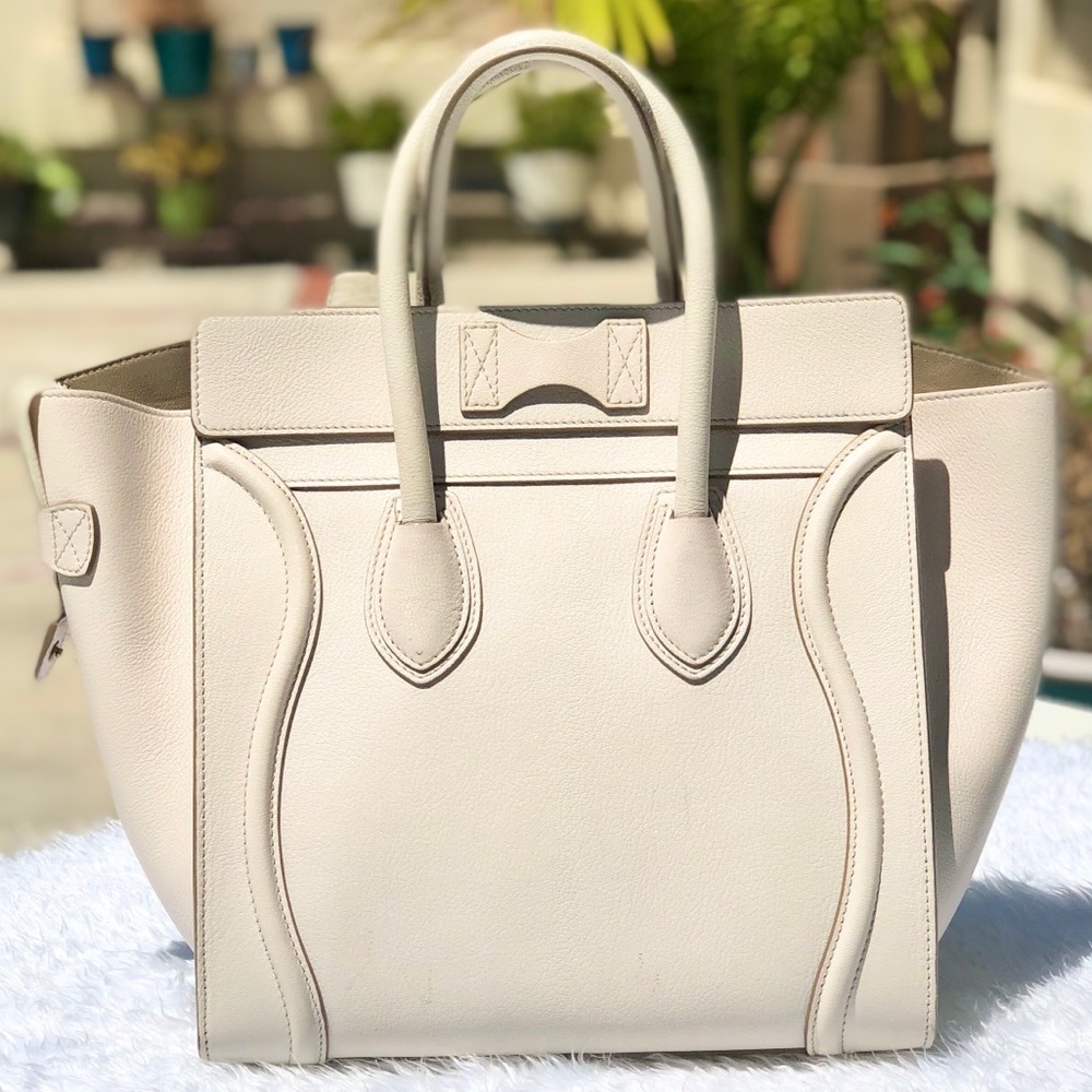 🌟HP🌟 Celine Mini Luggage - Off White - Picture 2 of 16